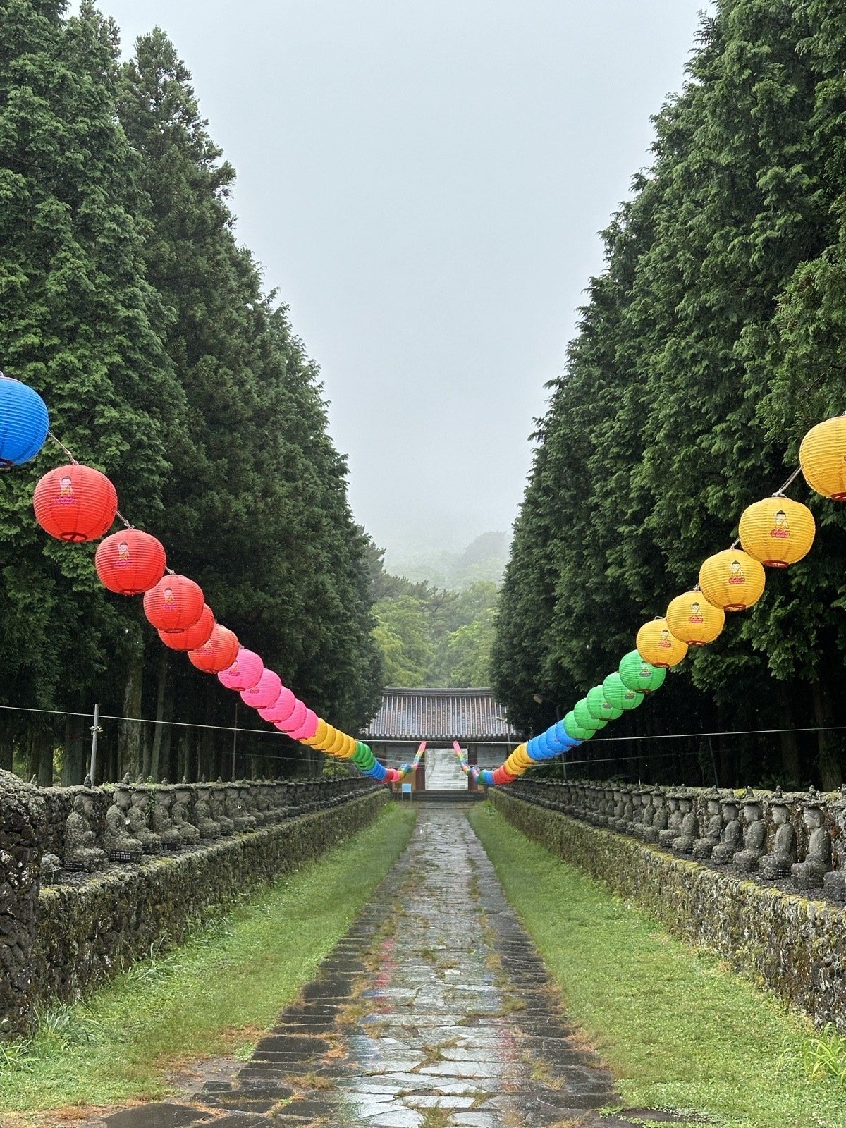 A temple stay on Jeju